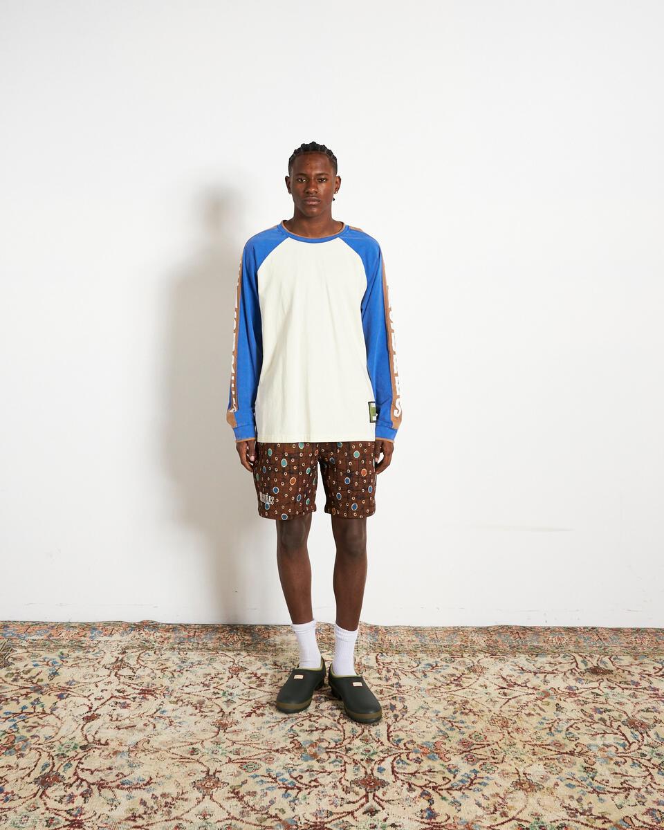 PLEASURES TECHNO RAGLAN LONG SLEEVE - OFF WHITE