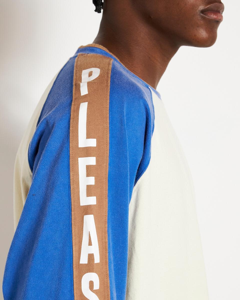 PLEASURES TECHNO RAGLAN LONG SLEEVE - OFF WHITE