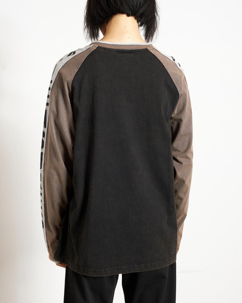 PLEASURES TECHNO RAGLAN LONG SLEEVE - BLACK