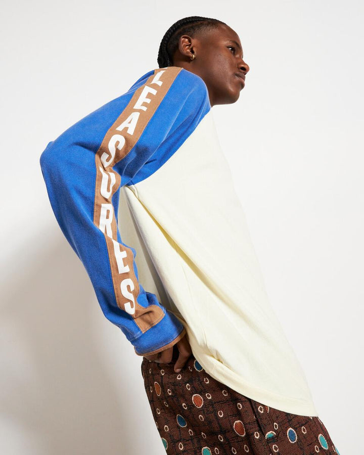 PLEASURES TECHNO RAGLAN LONG SLEEVE - OFF WHITE