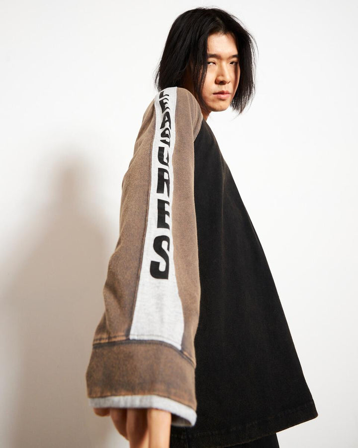 PLEASURES TECHNO RAGLAN LONG SLEEVE - BLACK