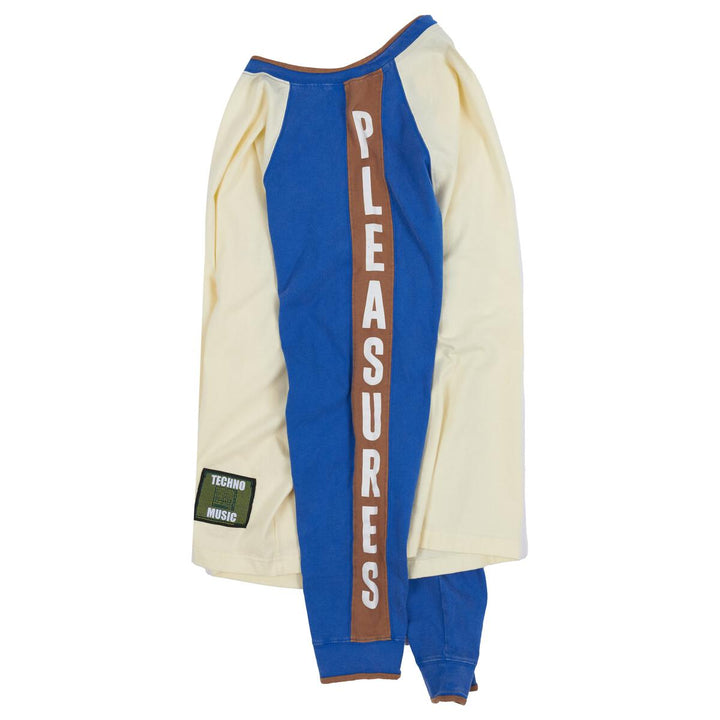 PLEASURES TECHNO RAGLAN LONG SLEEVE - OFF WHITE