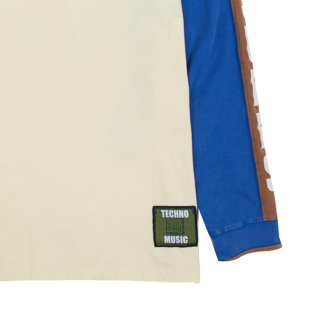 PLEASURES TECHNO RAGLAN LONG SLEEVE - OFF WHITE