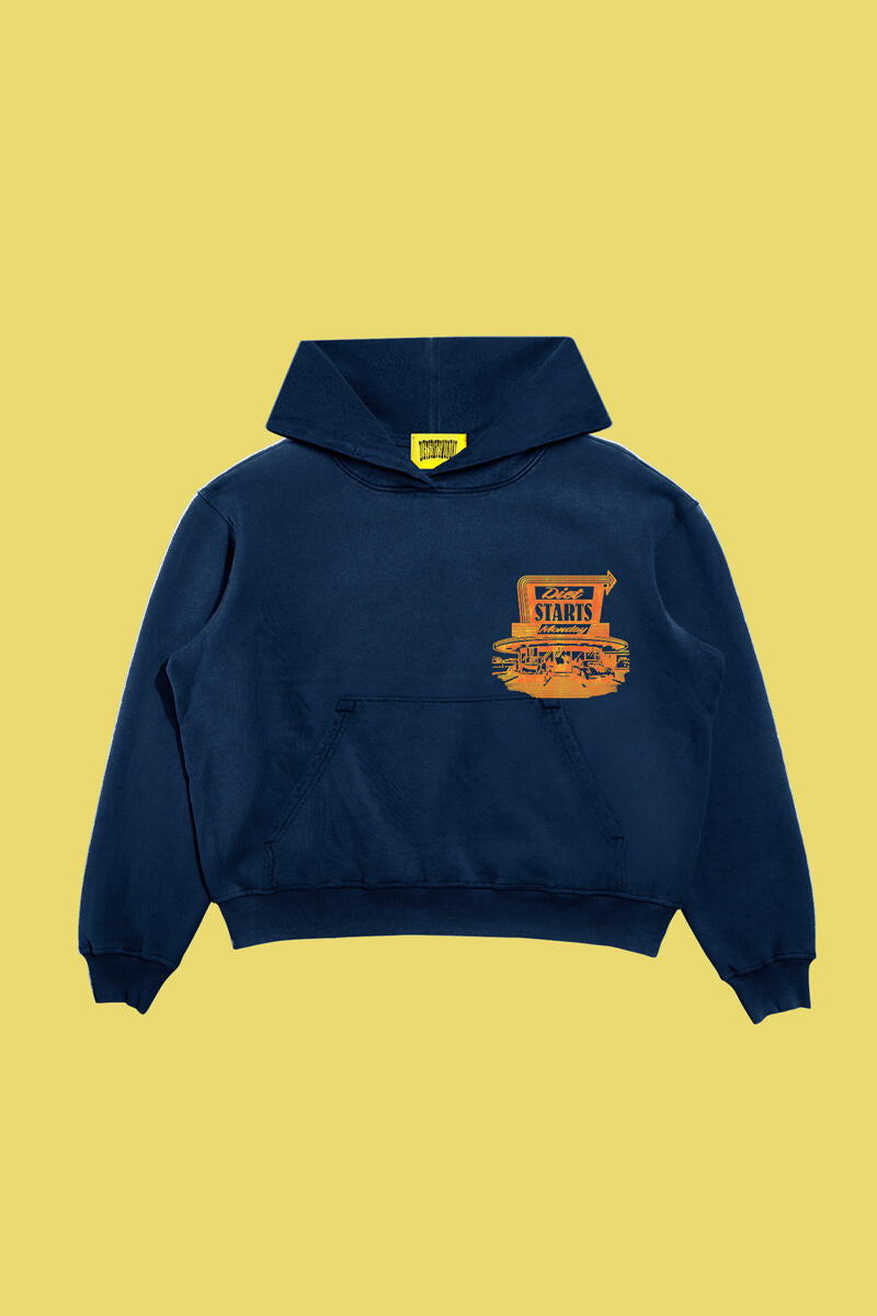 Diet Starts Monday Diner Hoodie - Navy