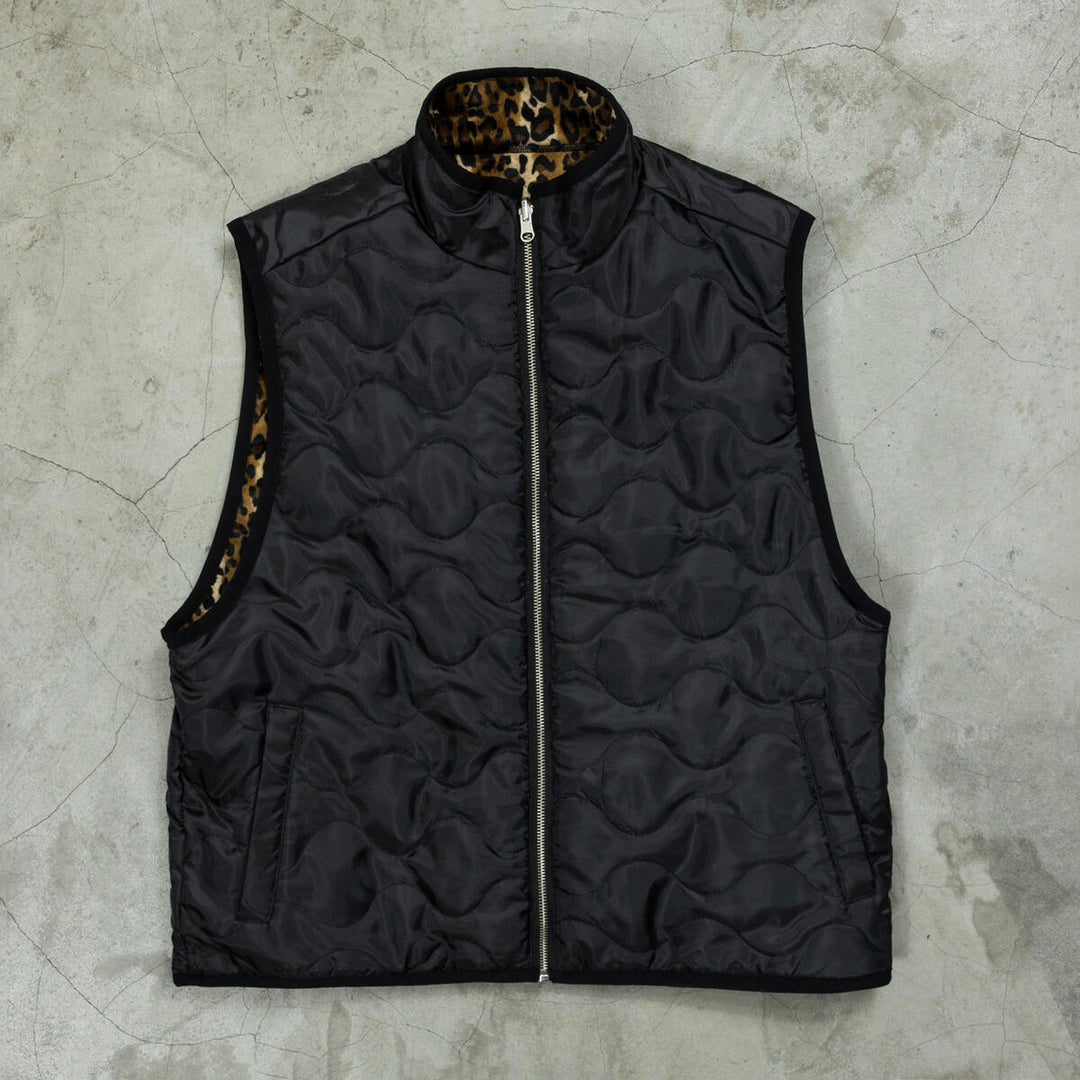 PLEASURES FELIS REVERSIBLE VEST - GOLD