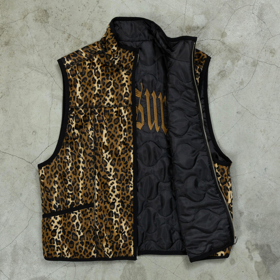 PLEASURES FELIS REVERSIBLE VEST - GOLD