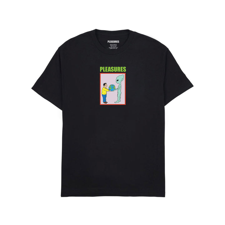 PLEASURES GIFT T-SHIRT - BLACK