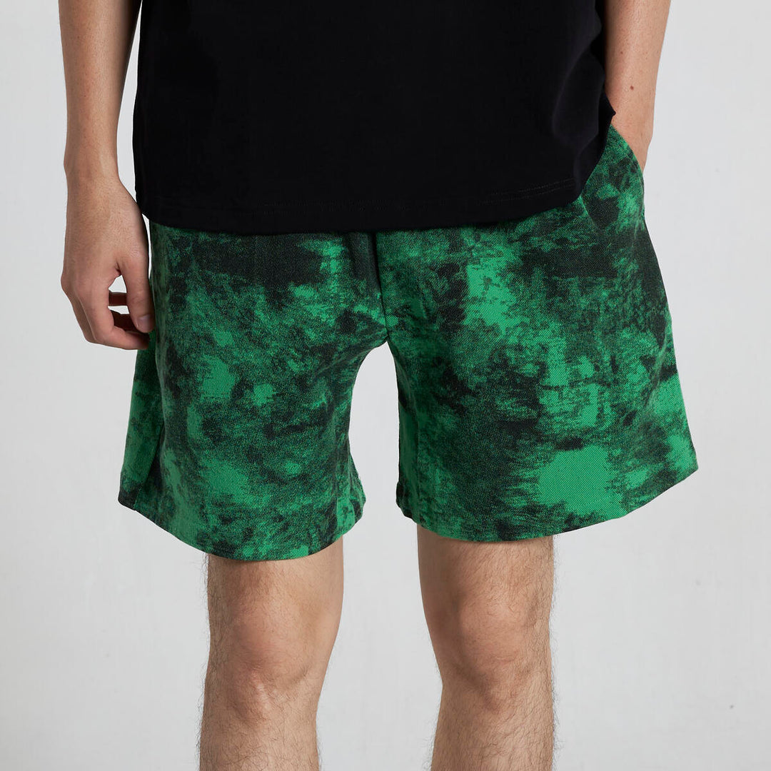 PLEASURES CYCLONE SHORTS - GREEN