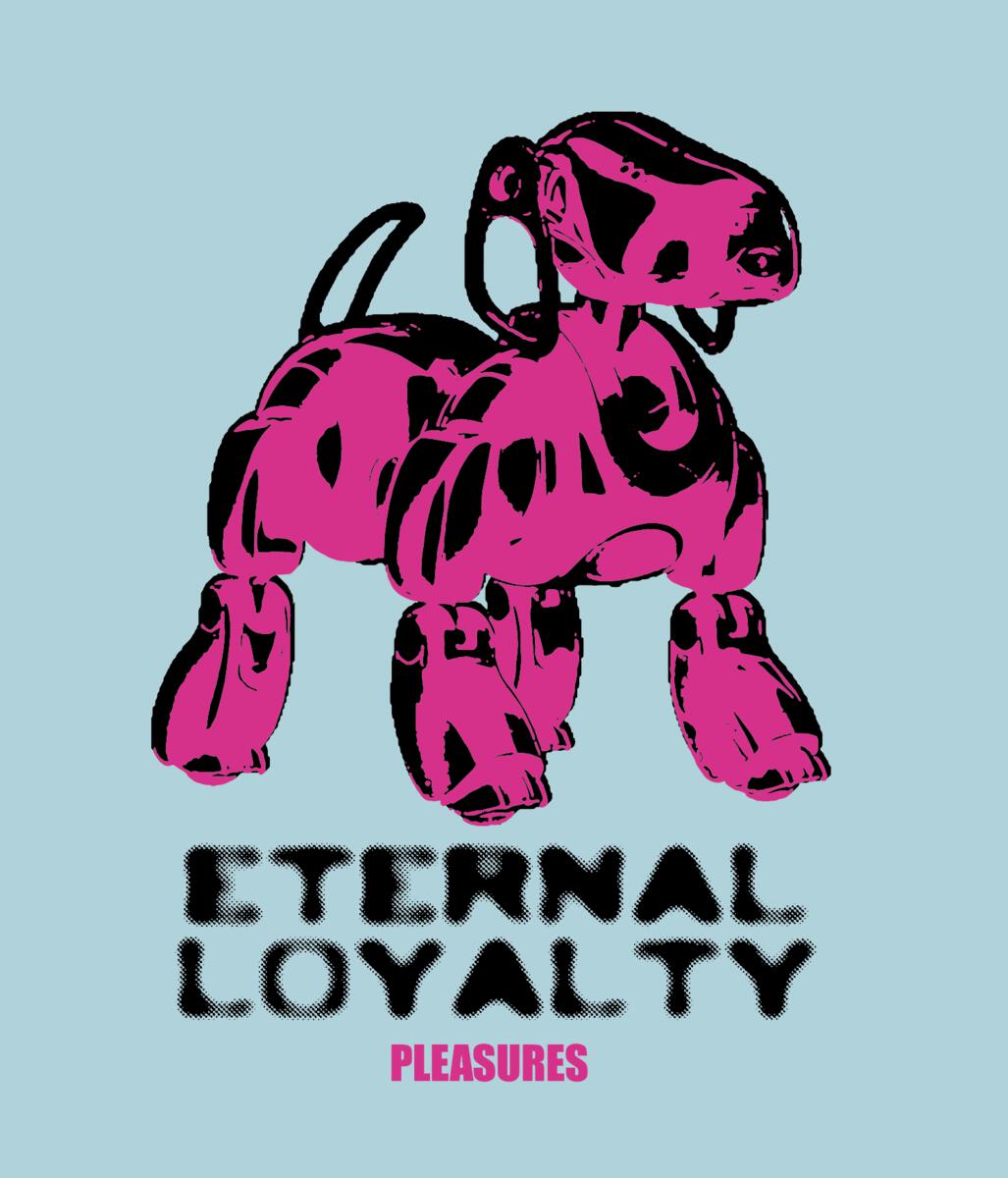 PLEASURES ETERNAL T-SHIRT - CAROLINA BLUE