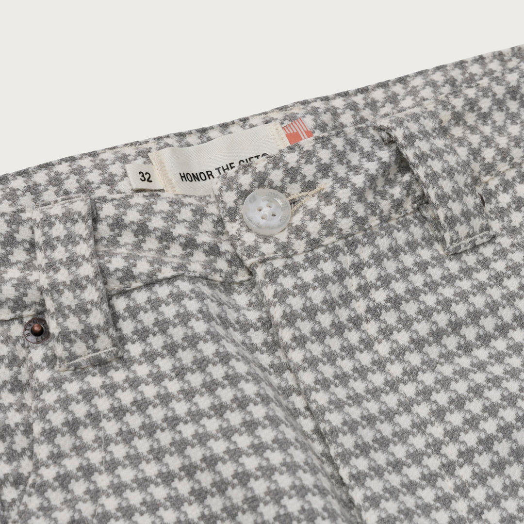Honor The Gift Houndstooth HTG Pant - Bone