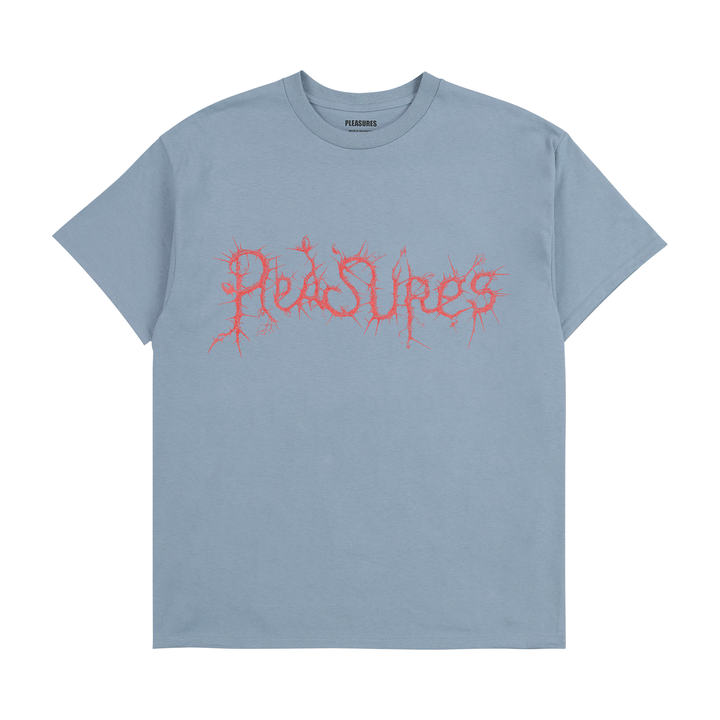 PLEASURES NATURE T-SHIRT - STONE BLUE