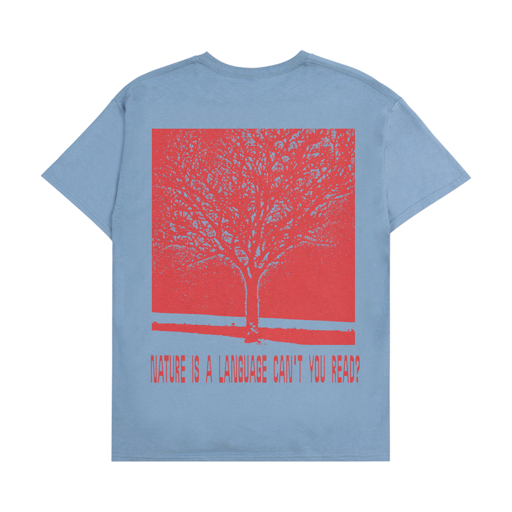 PLEASURES NATURE T-SHIRT - STONE BLUE