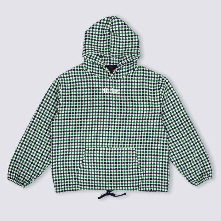 PLEASURES MISQUOTE PONCHO HOODIE - NAVY