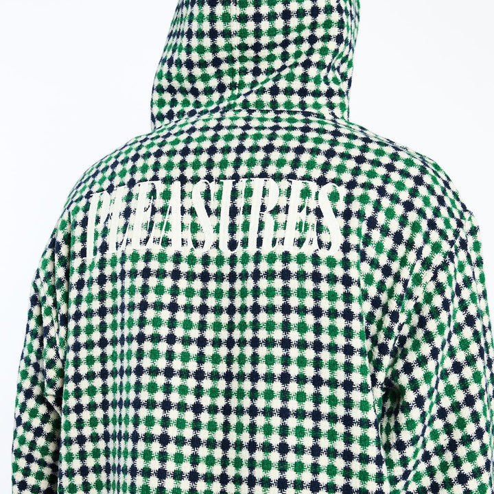 PLEASURES MISQUOTE PONCHO HOODIE - NAVY
