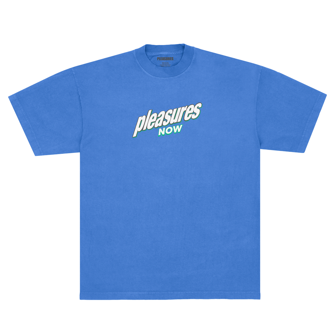 PLEASURES QUENCH T-SHIRT - BLUE MOON