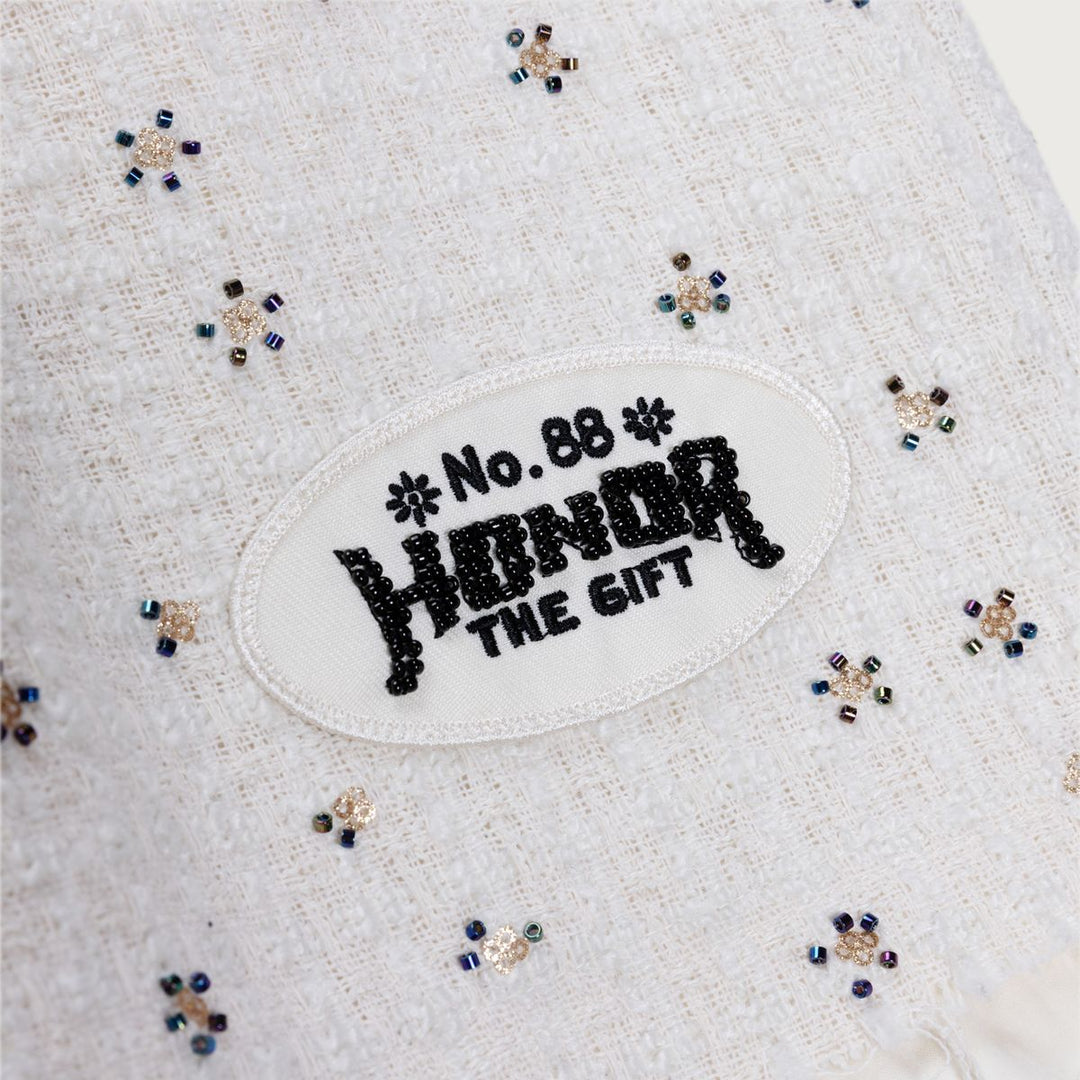 Honor The Gift Beaded Shorts - White
