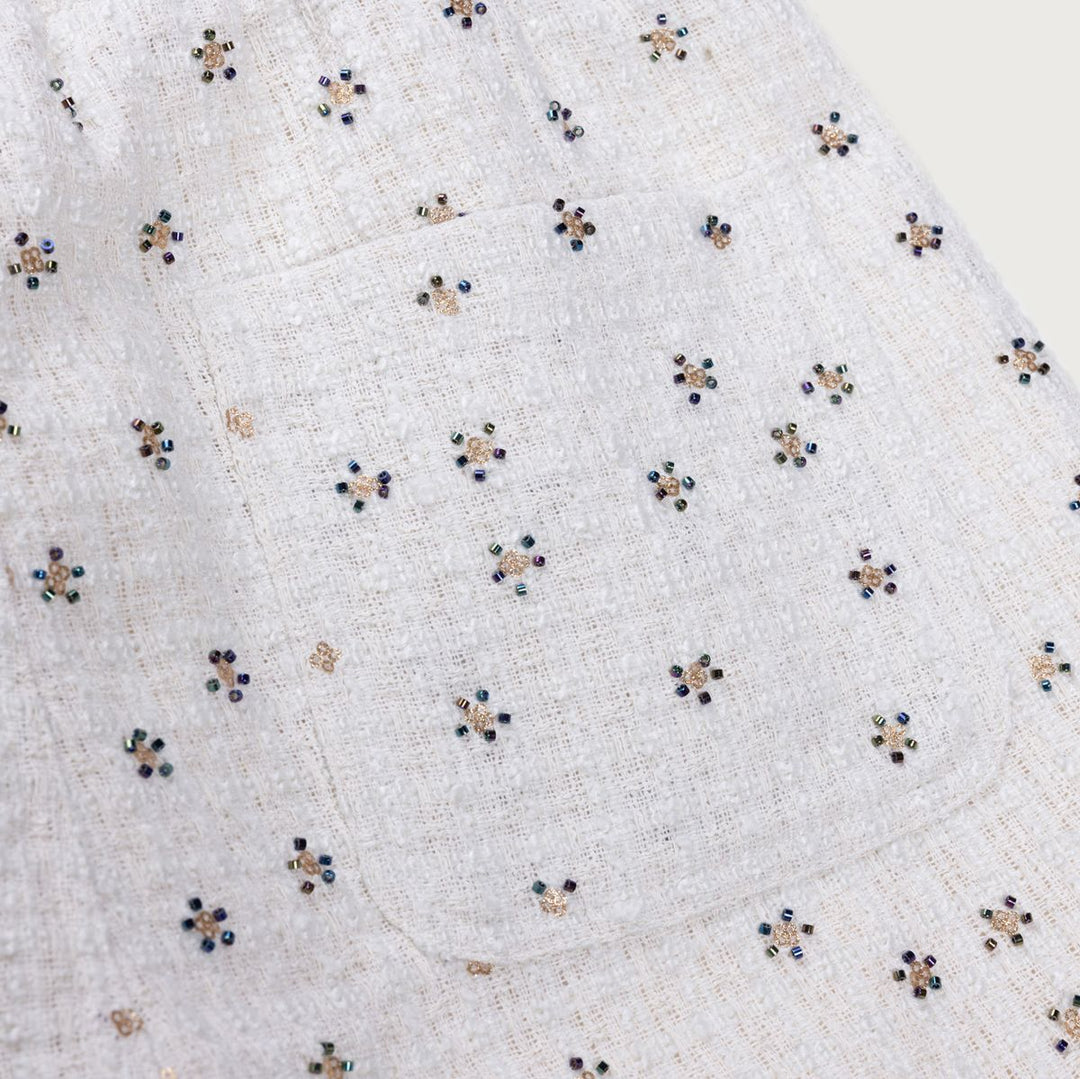Honor The Gift Beaded Shorts - White