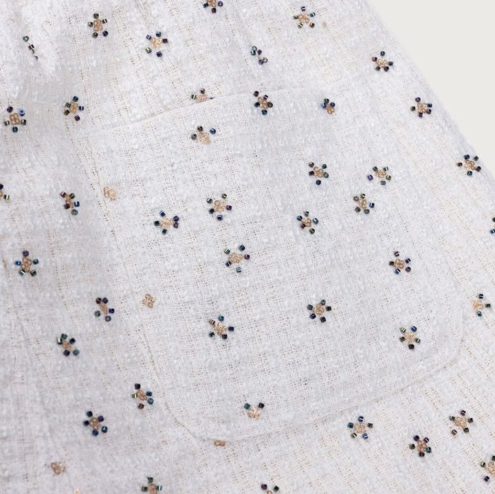 Honor The Gift Beaded Shorts - White