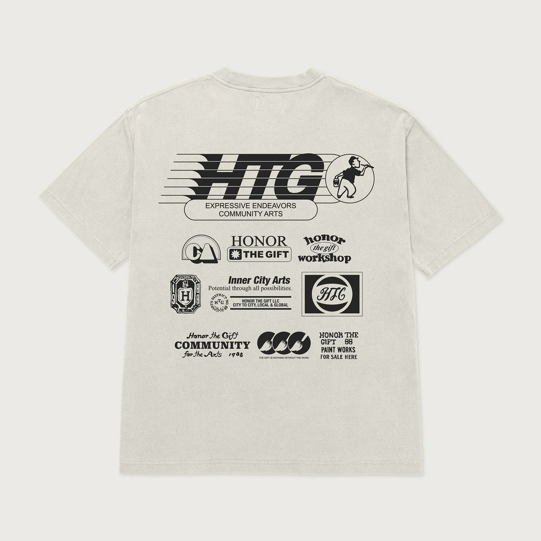 Honor The Gift Paint Works Tee - Bone