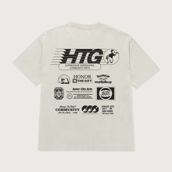 Honor The Gift Paint Works Tee - Bone