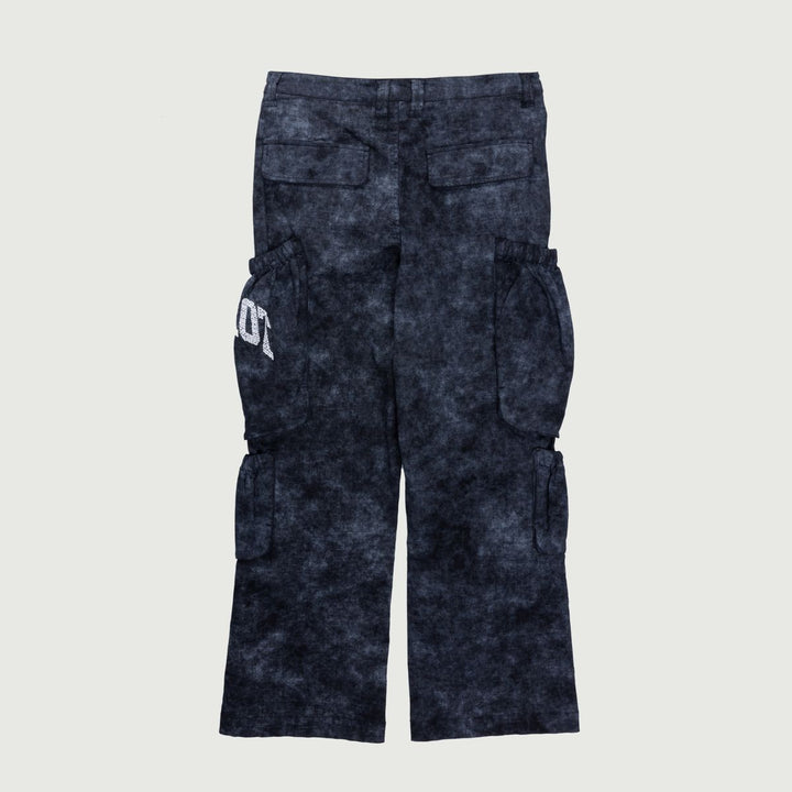 Honor The Gift Twill Cargo Wide Leg - Black