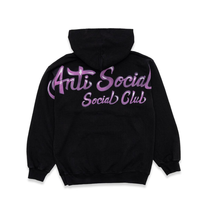 Anti Social Social Club AIRBRUSHED HOODIE - Black