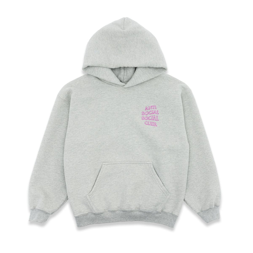Anti Social Social Club APPLIQUE MIND GAMES HOODIE - Gray
