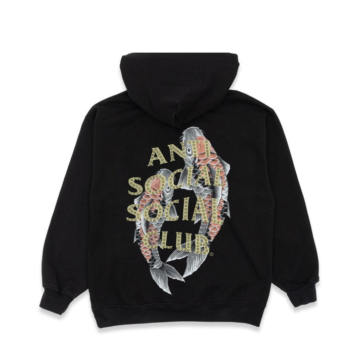Anti Social Social Club STUDDED MIND GAMES HOODIE - Black