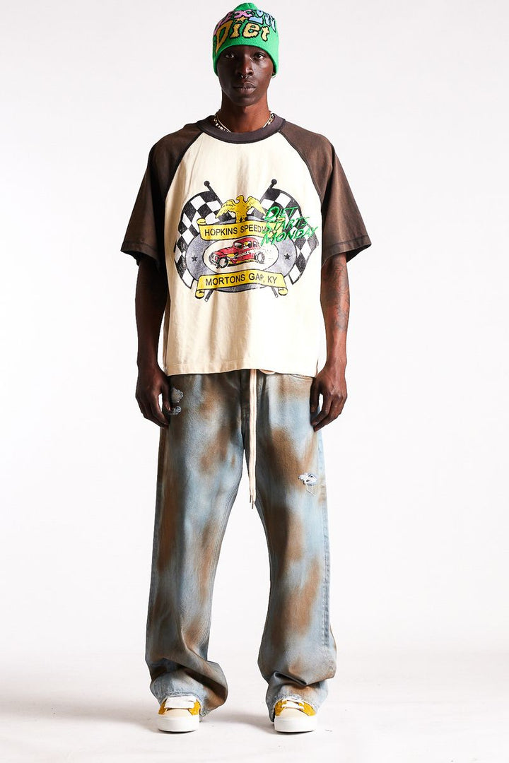 Diet Starts Monday Arch Diet Denim - Mud Washed