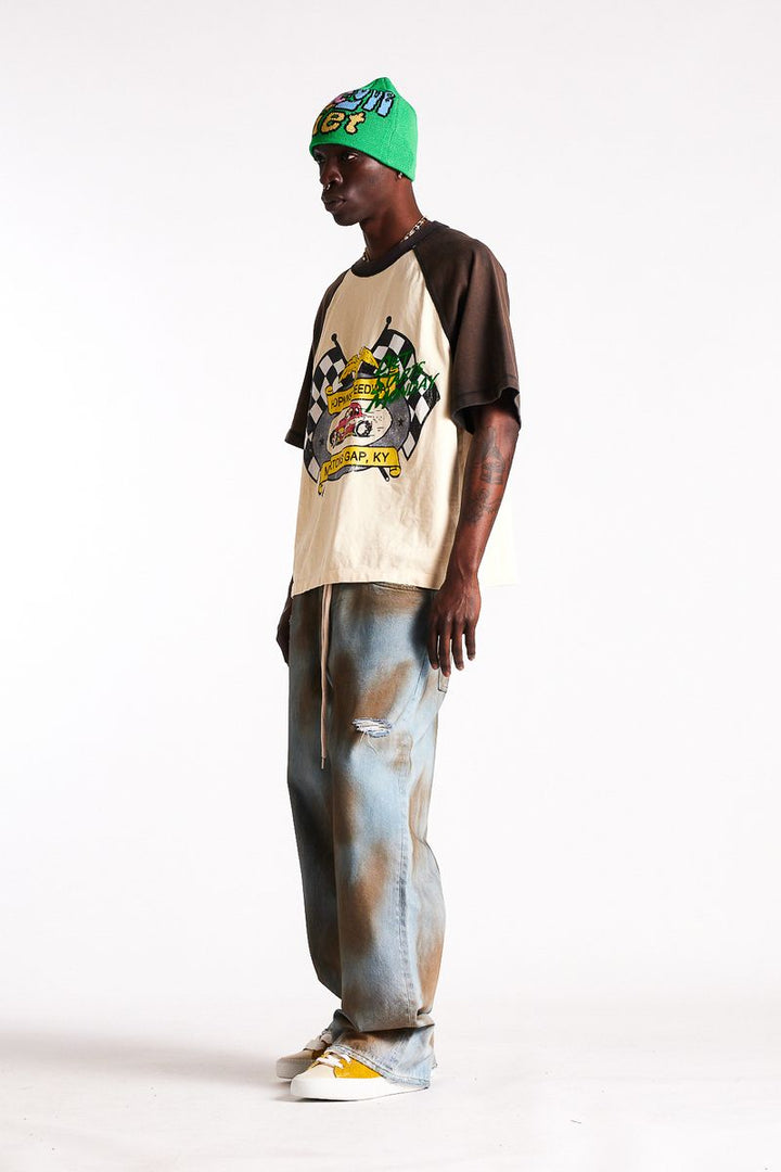 Diet Starts Monday Arch Diet Denim - Mud Washed