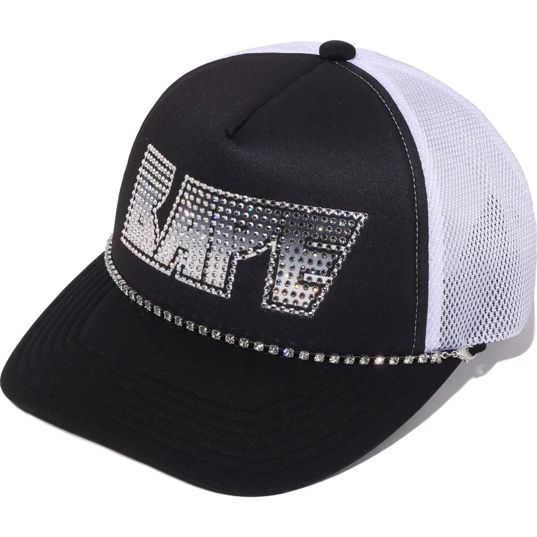 BAPE CRYSTAL MESH CAP M BLACK