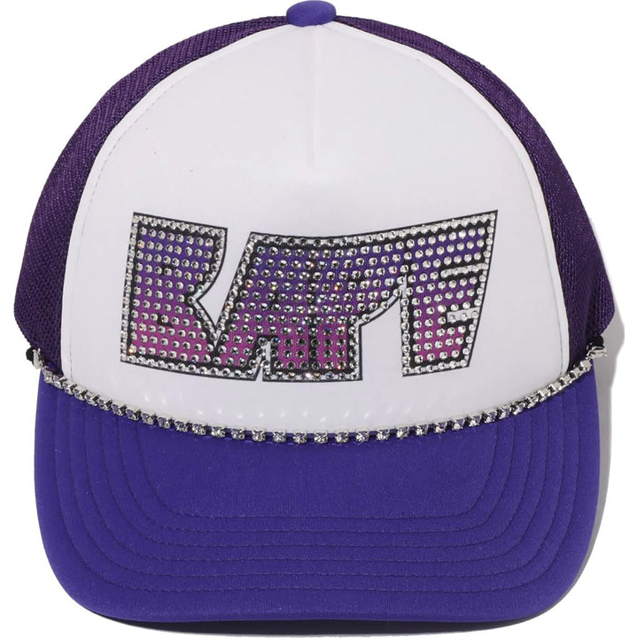BAPE CRYSTAL MESH CAP M PURPLE