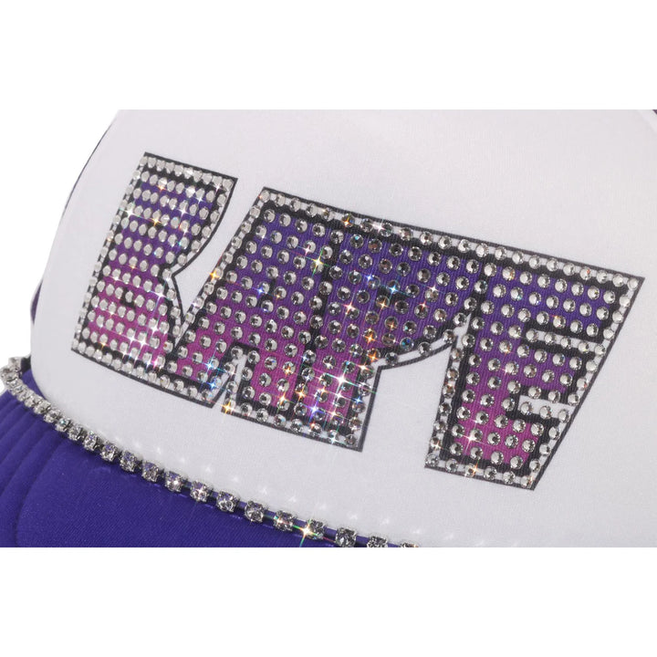 BAPE CRYSTAL MESH CAP M PURPLE