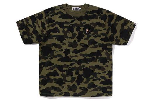BAPE 1st Camo One Point Tee - Green