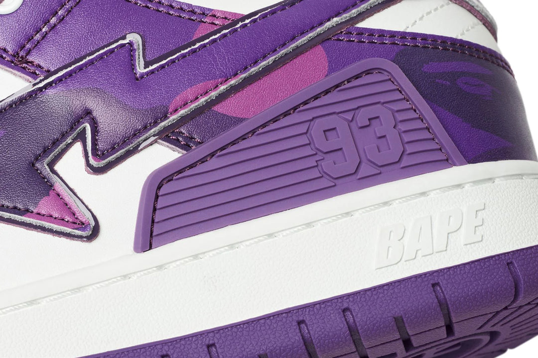 BAPE SK8 STA #1 Womens Sneakers - Purple
