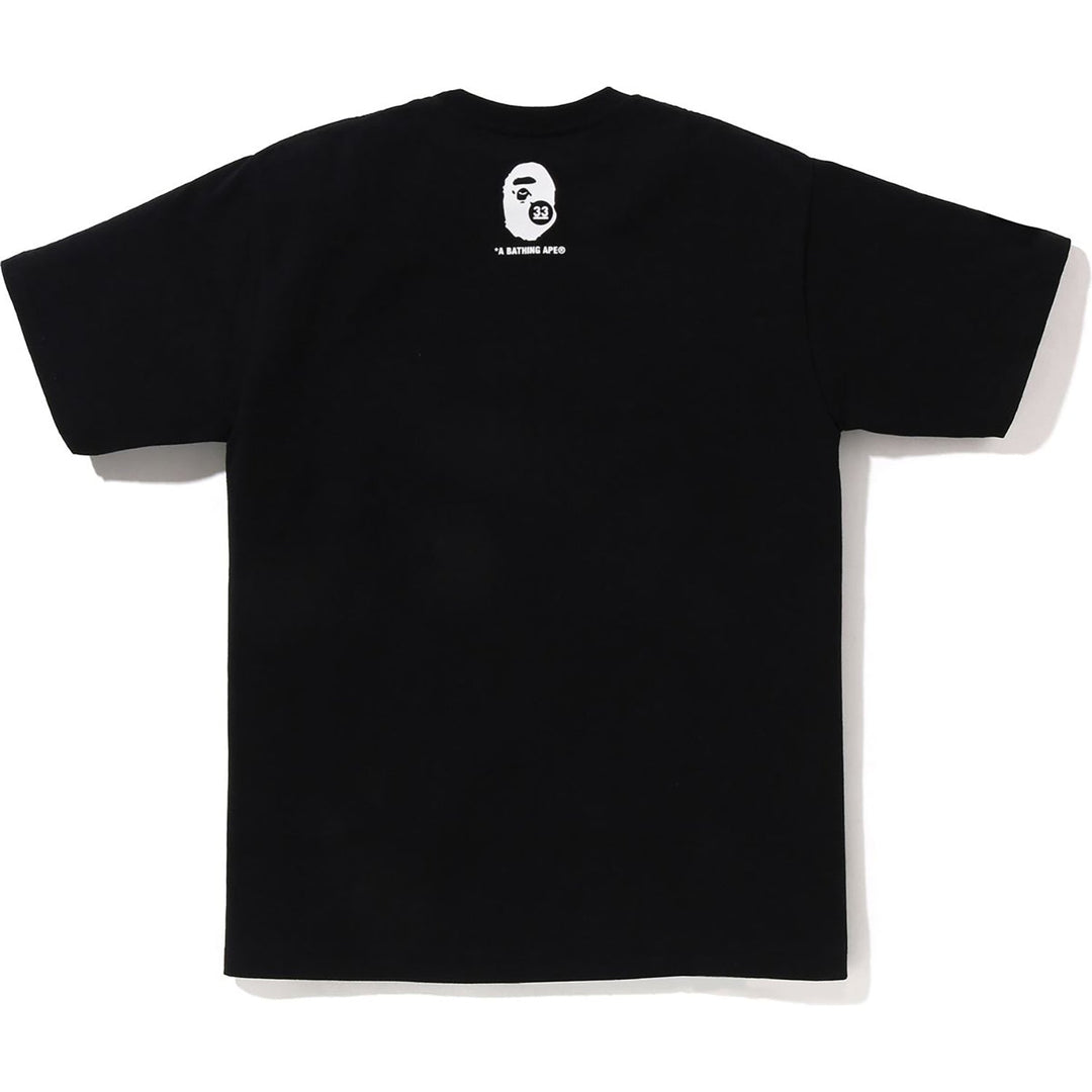 BAPE A BATHING APE 33RD ANNIV. APE HEAD TEE M BLACK