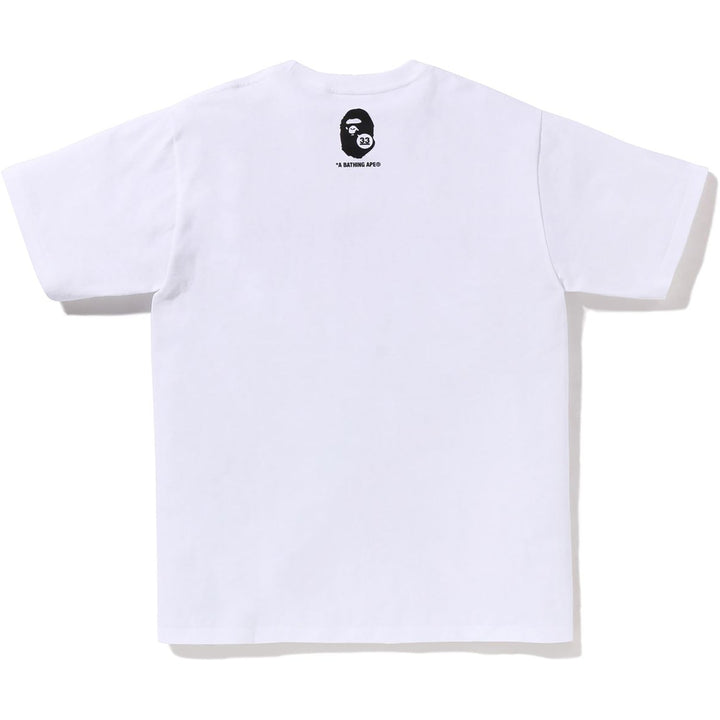 BAPE A BATHING APE 33RD ANNIV. APE HEAD TEE M White