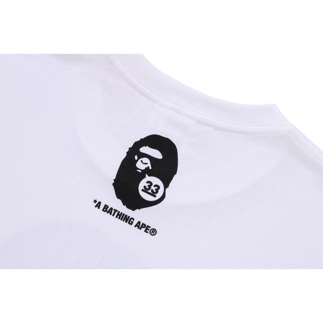 BAPE A BATHING APE 33RD ANNIV. APE HEAD TEE M White