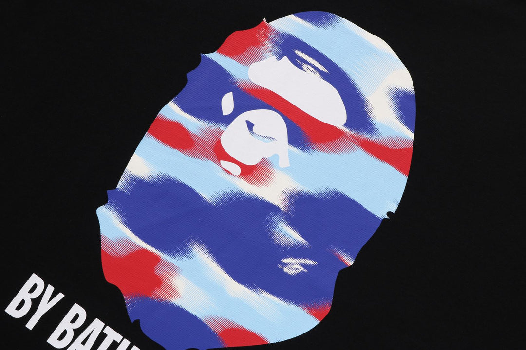 BAPE SCREEN CAMO BY BATHING APE TEE M BLACK