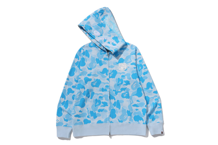 BAPE ICY BAPE ABC CAMO SHARK FULL ZIP HOODIE SAX