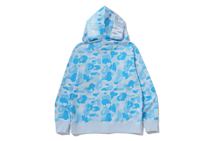 BAPE ICY BAPE ABC CAMO SHARK FULL ZIP HOODIE SAX