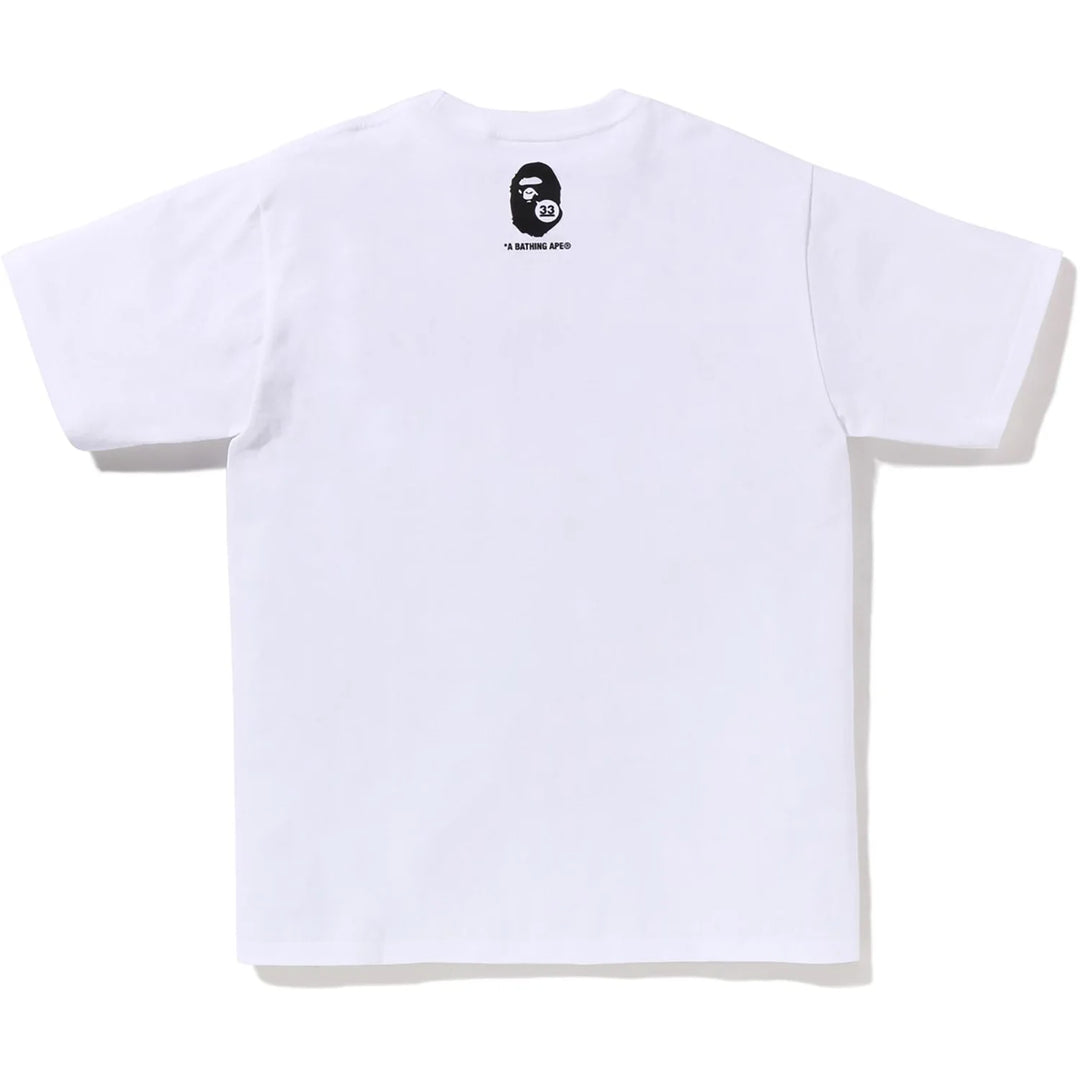 BAPE A BATHING APE 33RD ANNIV. BABY MILO TEE White X Navy