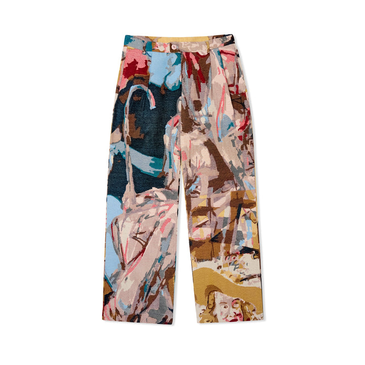 KidSuper Studios Jacquard Paintings Double Pleated Trouser - Multi