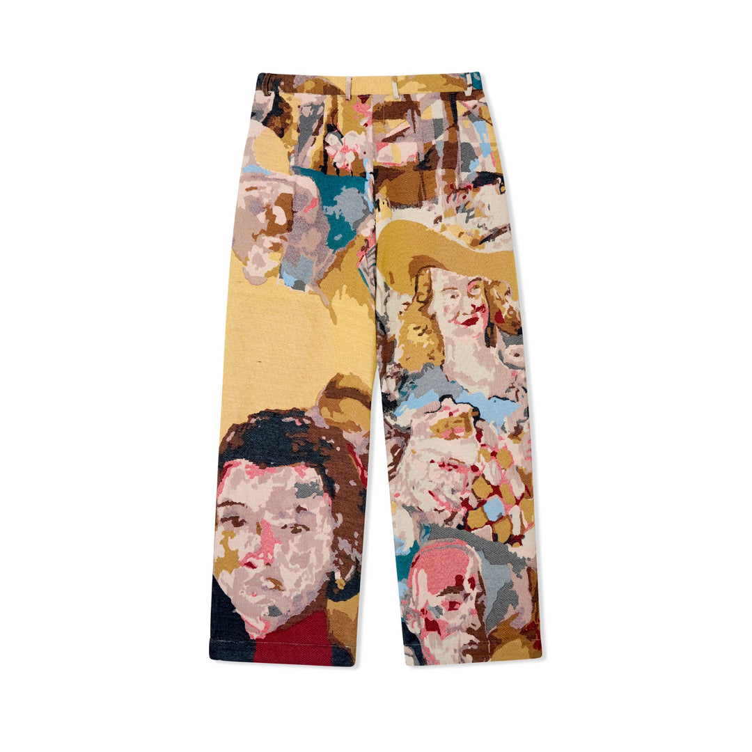 KidSuper Studios Jacquard Paintings Double Pleated Trouser - Multi