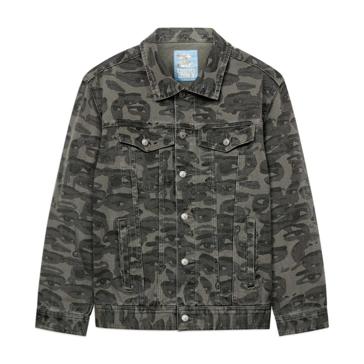 KidSuper Face Camo Jacket - Black