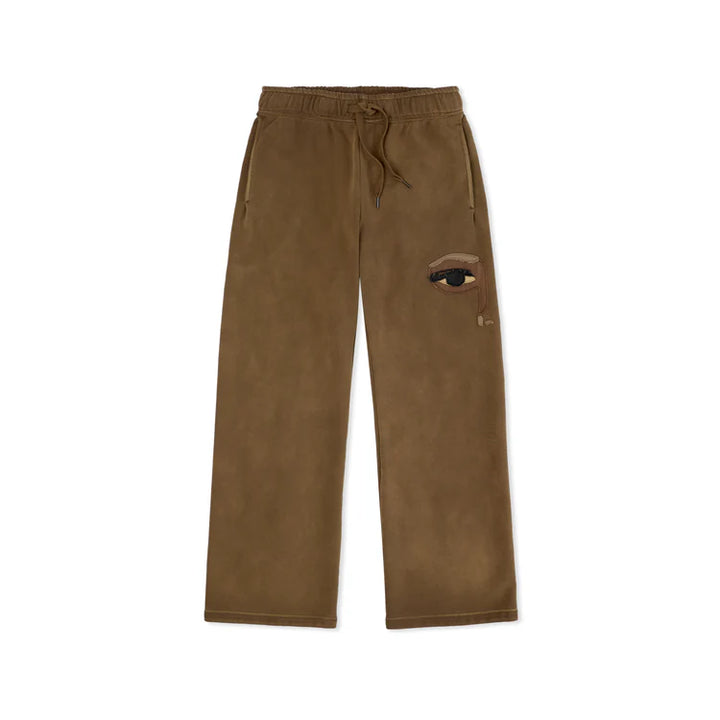 KidSuper Studios Patchwork Face Heavyweight Sweatpants - Brown