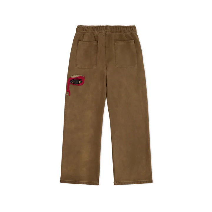 KidSuper Studios Patchwork Face Heavyweight Sweatpants - Brown
