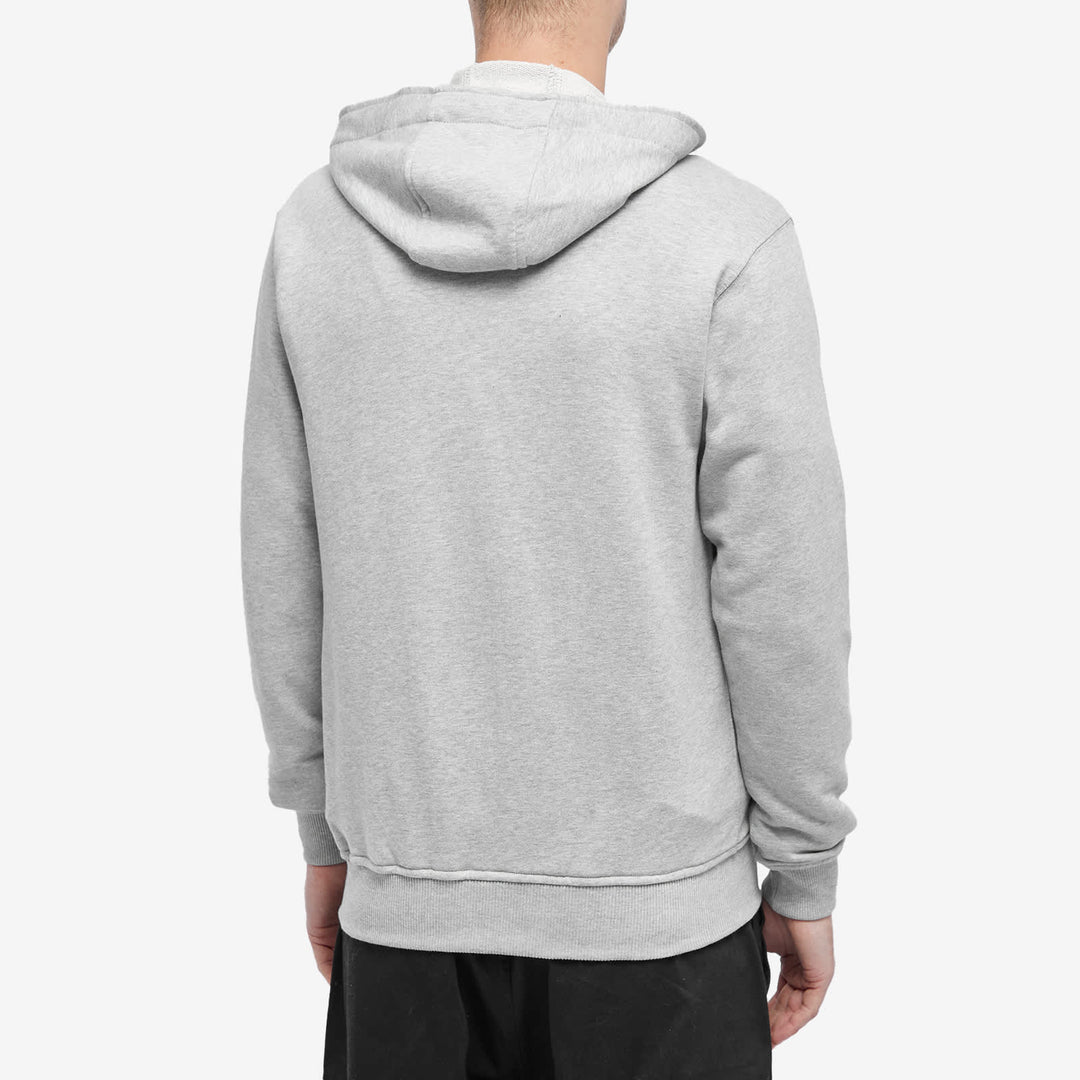 Comme des Garçons SHIRT x Lacoste Large Croc Zip Hoody - Top Grey & Gold