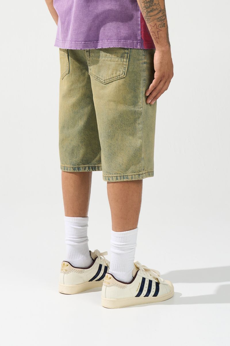 Serenede - CITRINE Denim Shorts Yellow