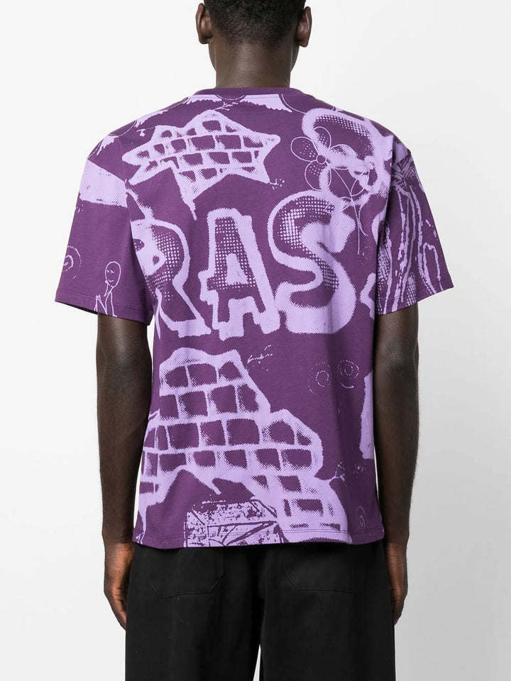 Rassvet Men Spray T-Shirt Knit - Purple